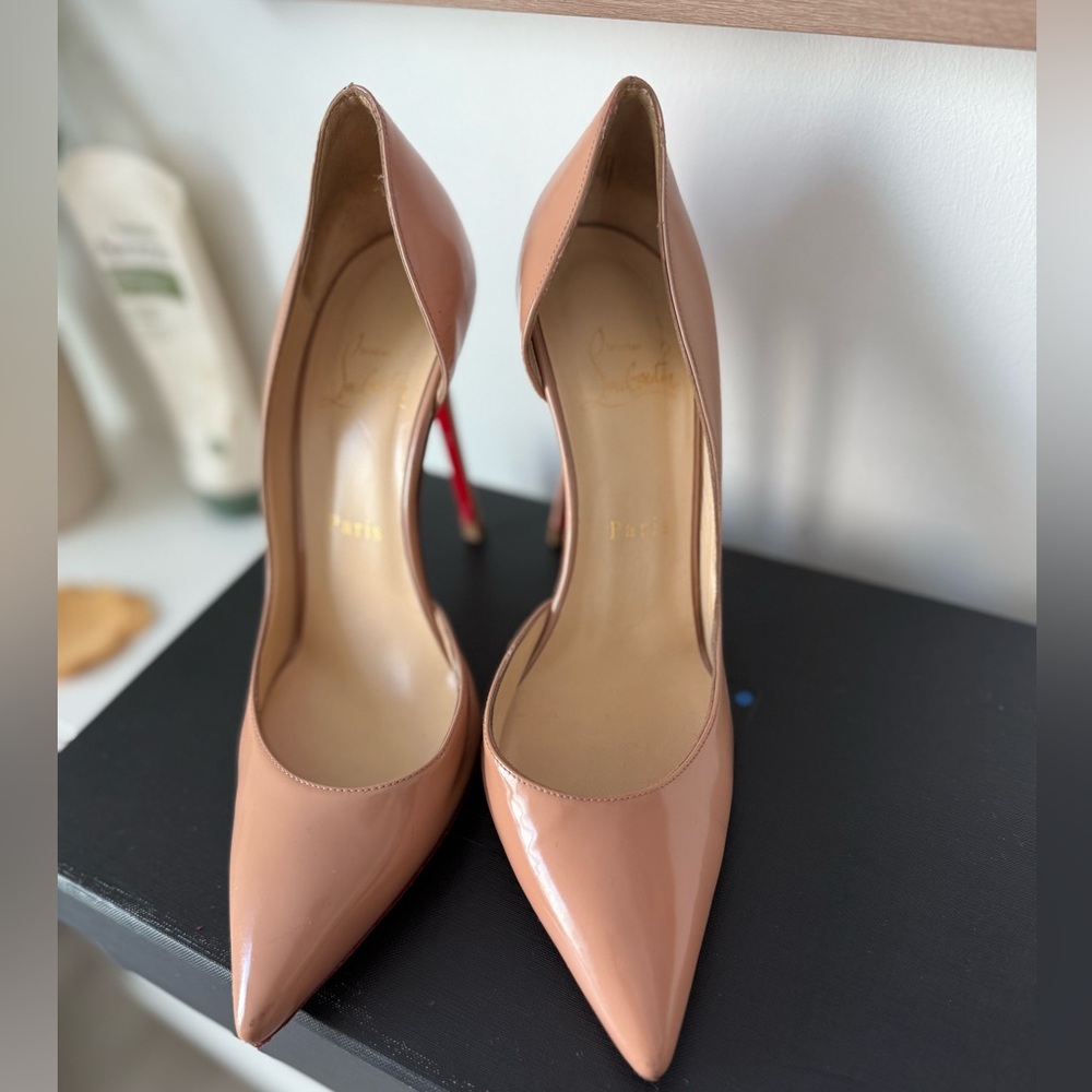 Christian Louboutins Kate Patent Leather Stiletto Pumps